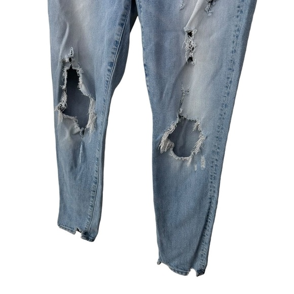 MOTHER The Super Stunner Ankle Blue Jeans, Distressed Denim, size 29 - Picture 4 of 9